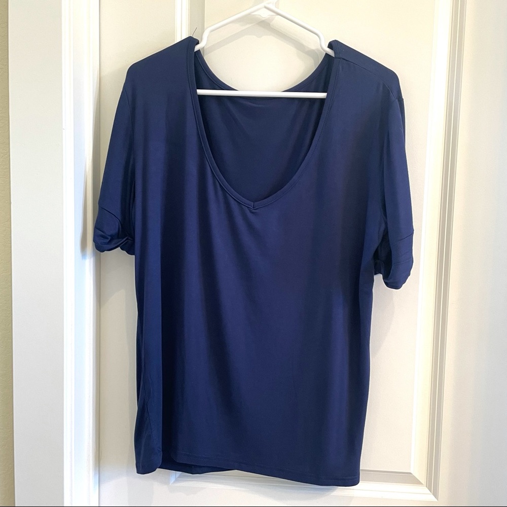 Shein Women’s Casual Tee, Navy, Size M